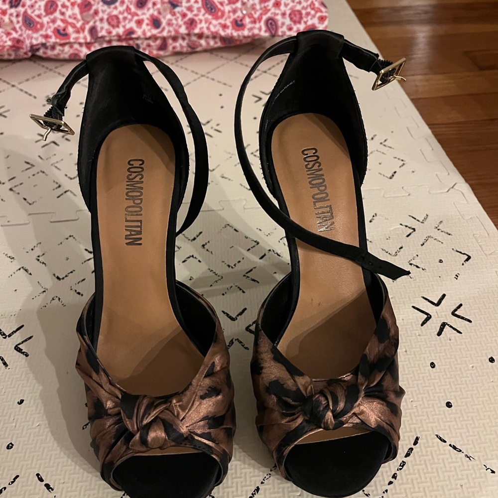 Cosmopolitan Leopard Print Heels